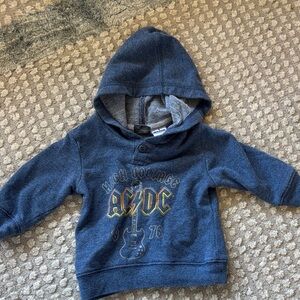 AC/DC Kids Navy Hoodie